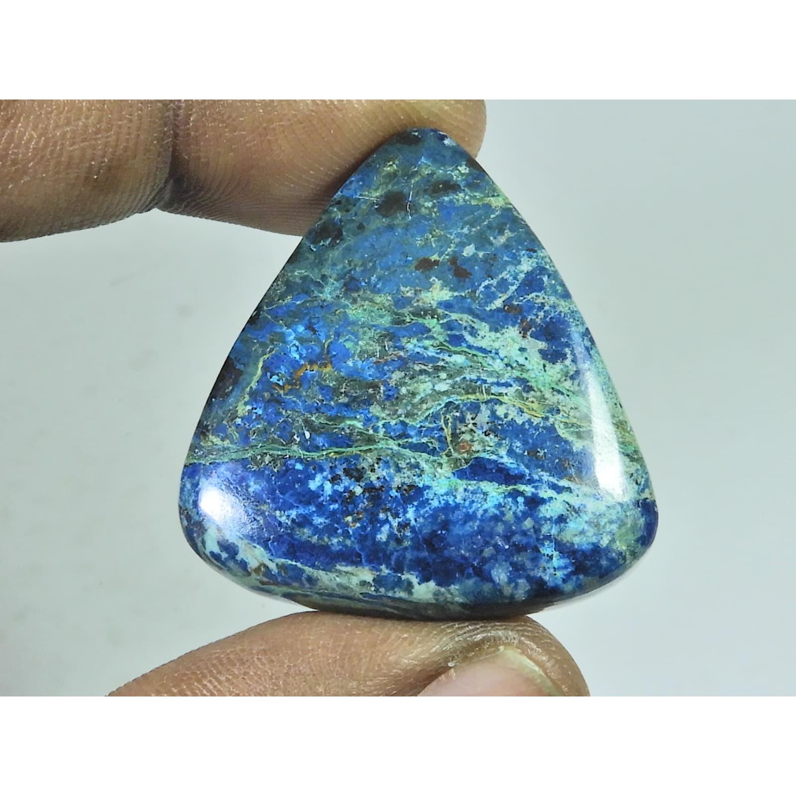 31X34X06 MM Natural Shattuckite Pear Cabochon Loose Designer Gemstone 66Cts. D-298