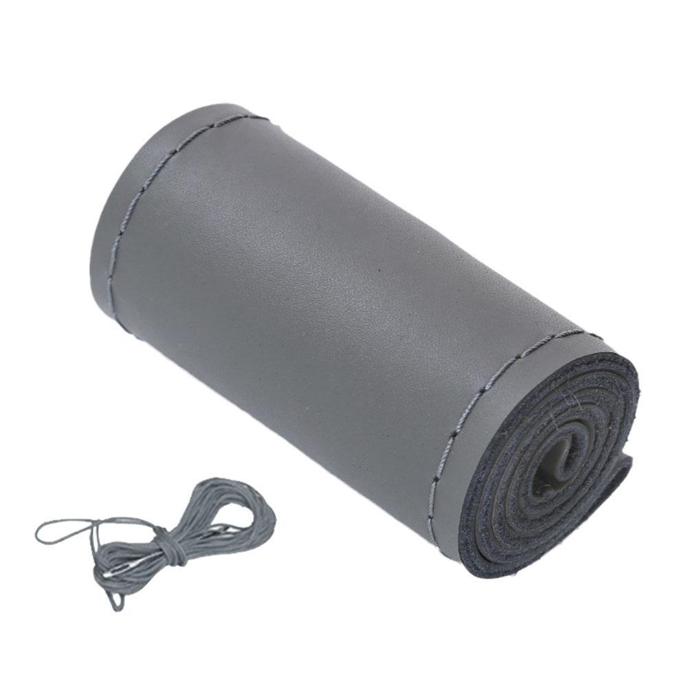 Piese auto interioare consumabile cusute manual din piele ghidon husă volan respirabilă din piele husă universală anti-alunecare S9X2