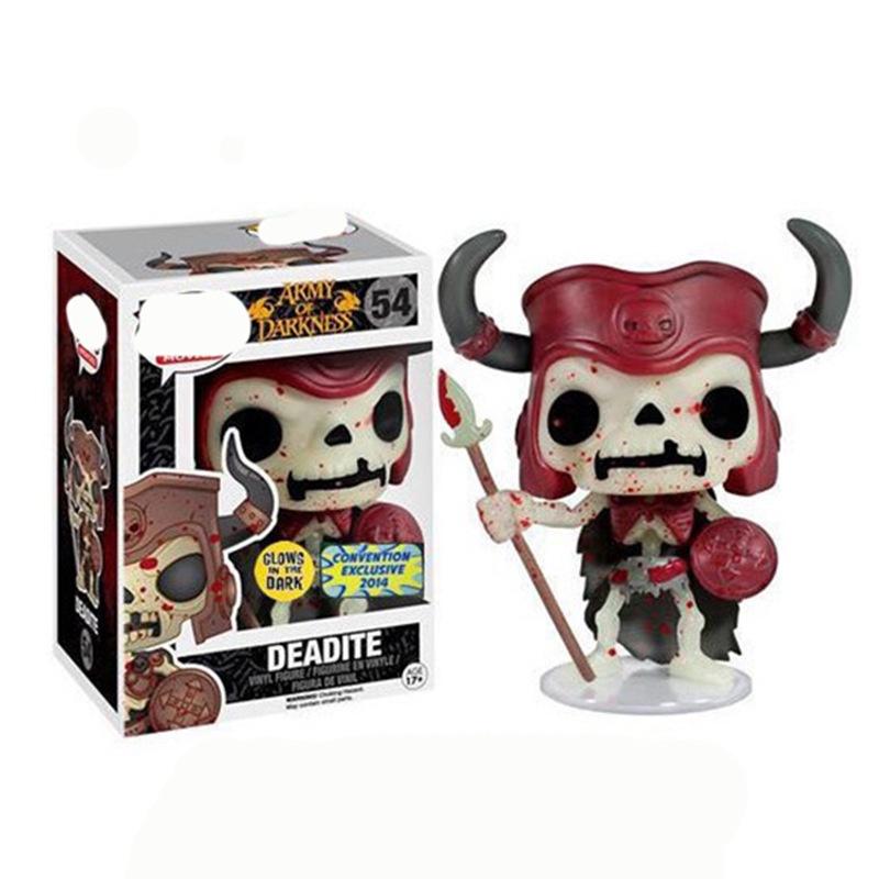 Night Glow Skull Ash Figure Model Toy 9cm Luminous Skeleton Collectible