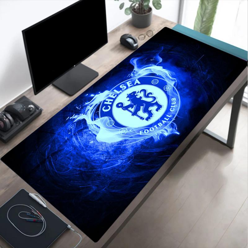 Blue Chelsea Football Club Logo Mouse Pad, Gaming Mouse Pad, Keyboard Pad, Desk Decor for Computer Notebook Fan Gift Birthday Gift