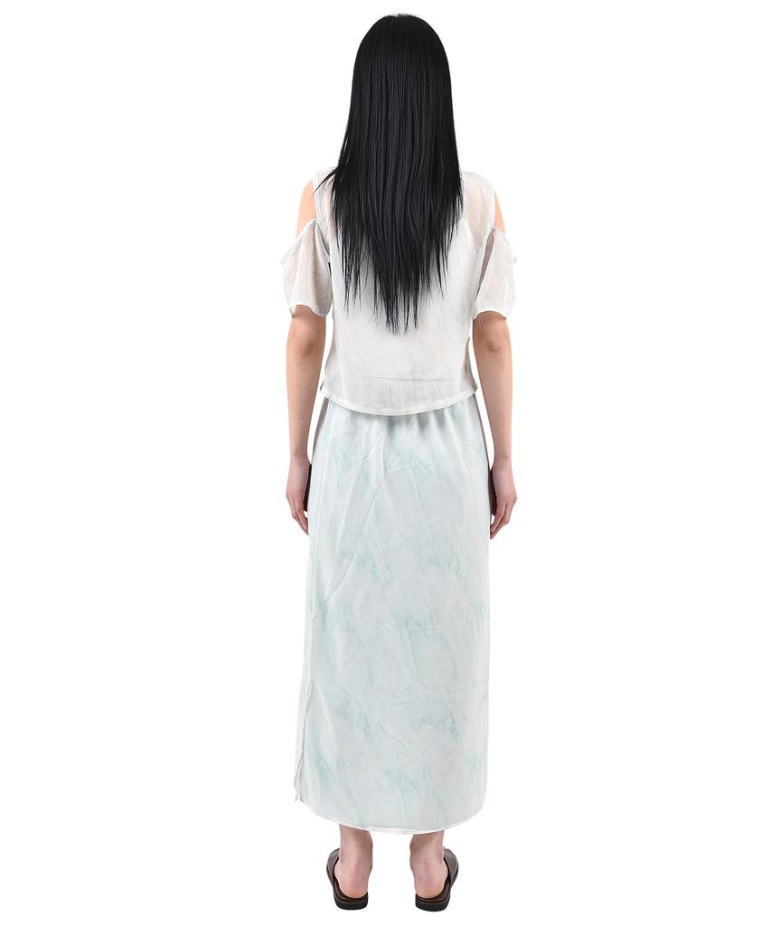 KATHARSIS Cut-Off Chiffon Blouse Mt_Free