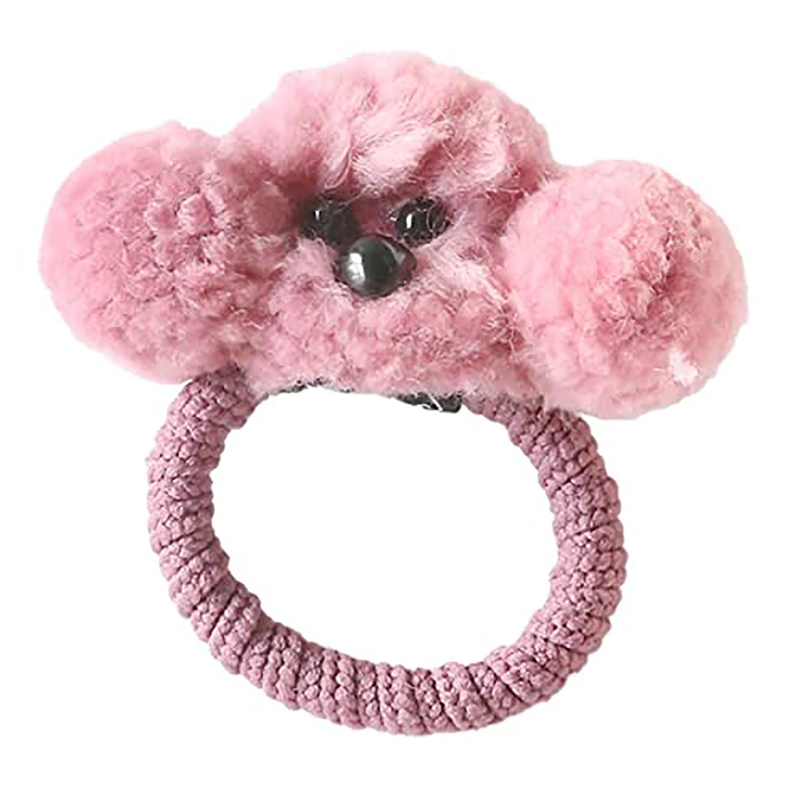 

Детские аксессуары для волос для девочек, детский мультяшный шарик для волос, кольцо для волос для щенка, заколка для волос, милая веревка для волос, высокое качество D розовый