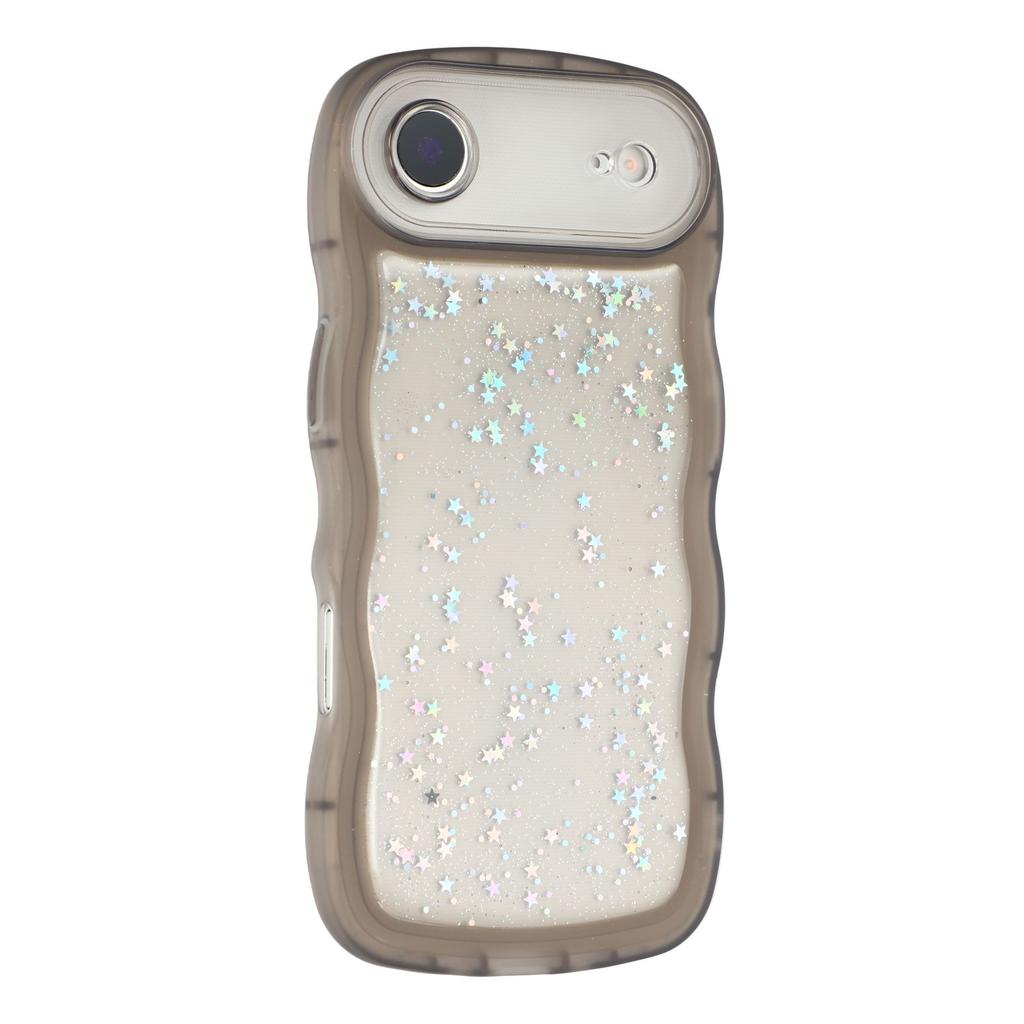 For iPhone Air Case Wavy Edge Epoxy TPU Shockproof Phone Cover