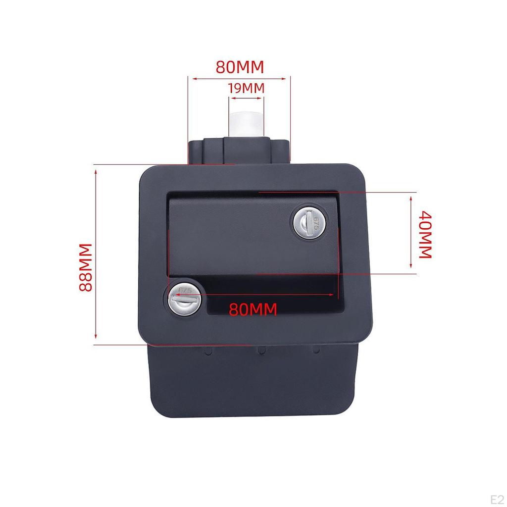 Replacement Door Lock for Car, Trailer, Or Other Vehicle. with 4 Keys, Made of Zinc Alloy.