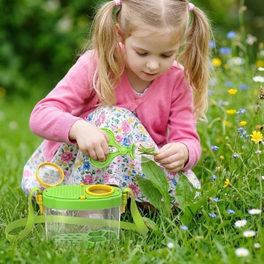 Breathable Insect Observation Box Transparent Insect Catcher Cage  Nature Exploration