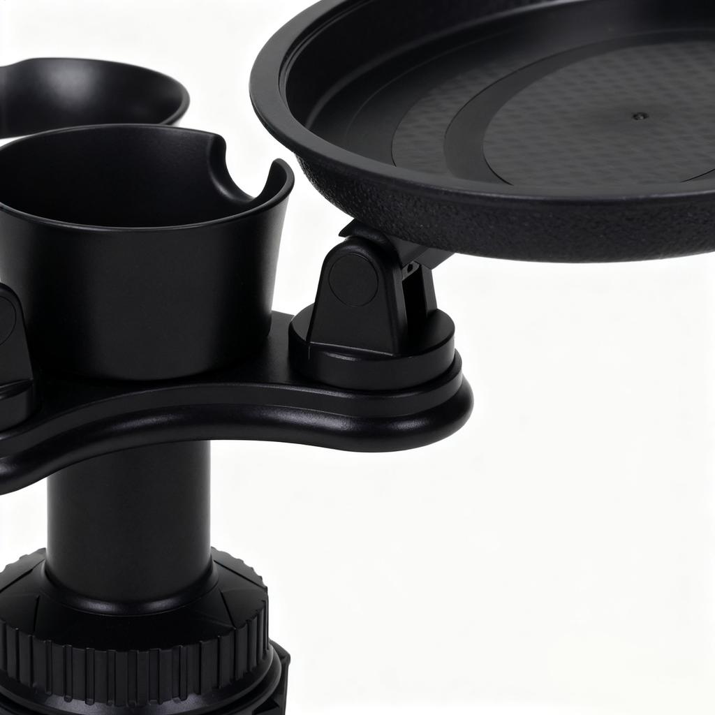 Car Cup Holder Tray Car Telescopic Cup Organizer Table Automotive Food Tray Expander For Daily Commuting Travel Rood Trip