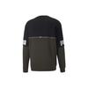 Puma Colorblock Logo Print Rundhals-Sweatshirt Herren Oberteile Mehrfarbig 673498-70