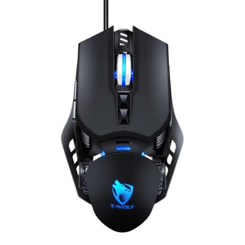 TWOLF G530 Wired RGB Mechanical Gaming Mouse