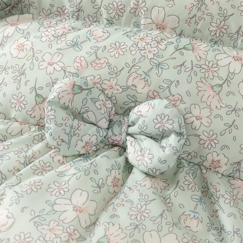 DAVE&BELLA Girls' Printed Winter White Duck Down Jacket