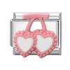 Fashion Eyes Bow Cherry Flowers Love Heart Cake Italian Charm Links Fit 9MM Stainless Steel Bracelet Women DIY Making Jewelry