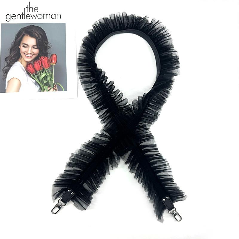 1 шт. Сетчатый плечевой ремень на замену DIY Сумка через плечо Плетеная сумка Аксессуары чёрный