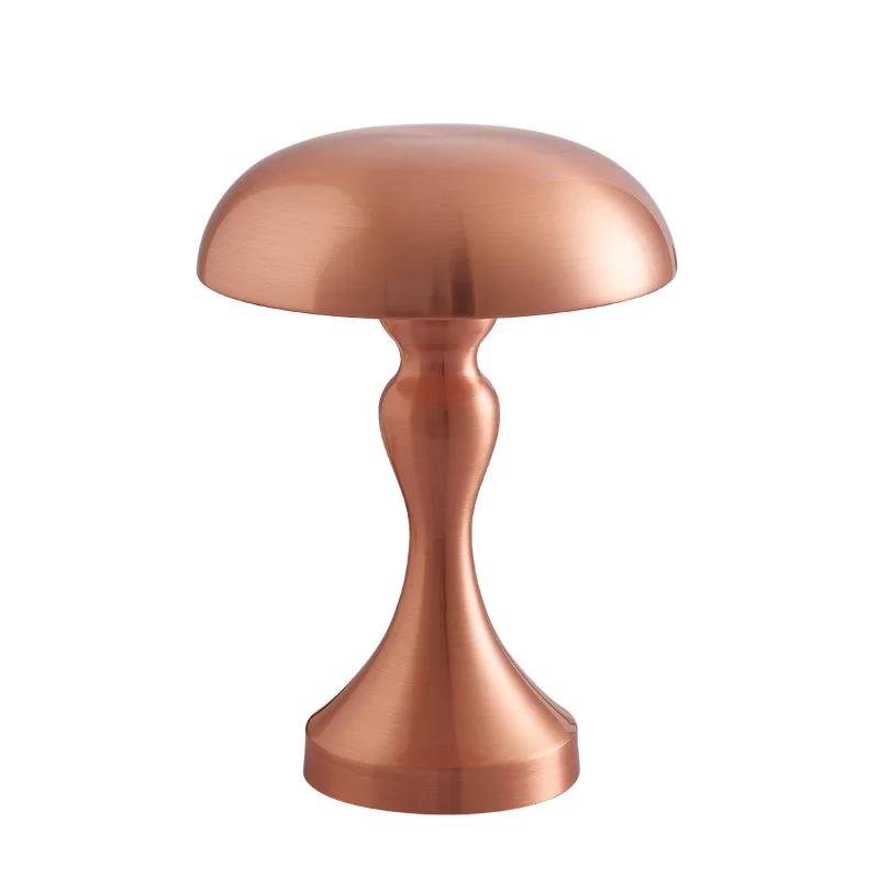 LED Table Lamps Touch Dimming USB Rechargeable for Bar Hotel Restaurant Bedside Decor Bedroom Nightlights Mushroom Lampara Gift