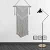 Pure Cotton Tapestry Hand Woven Cotton Tassel Hanging Tapestry for Living Room Wall Decor Beautiful Apartment Dorm Room Decoration