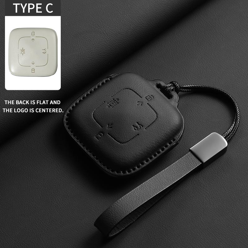 

Original Color Car Key Case Cover For Zeekr X 001 007 009 7X 007Gt Mix Anti-Scratch Auto Keychain Protector Shell Accessories