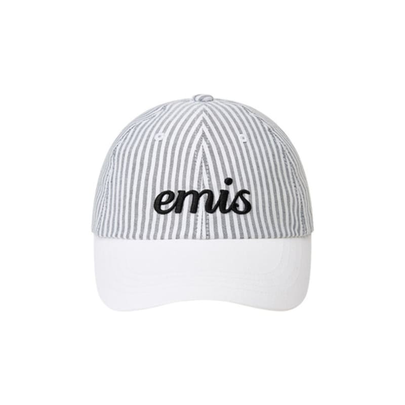 

EMIS STRIPE BALL CAP-BLACK BLACK