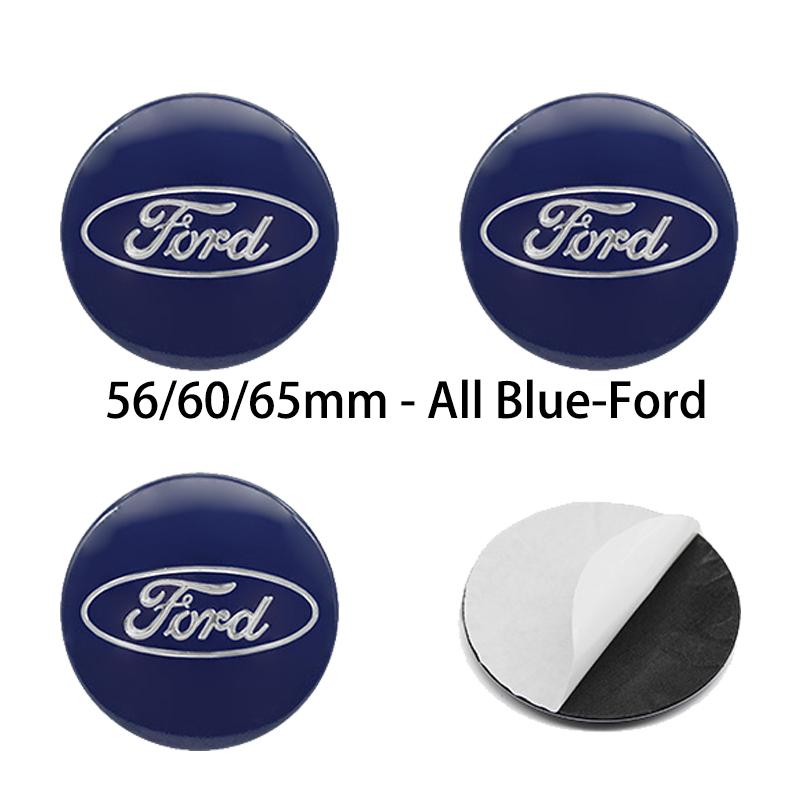

4pcs 56/60/65mm Car Exterior Decorative Accessories Wheel Hub Center Cap Stickers Accessories For Ford Focus MK2 MK3 Mondeo Kuga 65mm Sticker