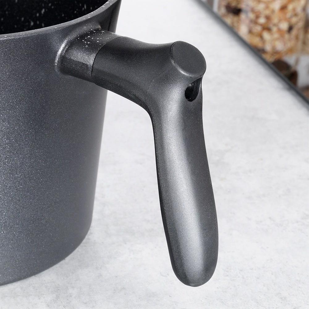 Granit Topf Stieltopf Zum Kochen von Milch Granit Sahne Saucen Pudding