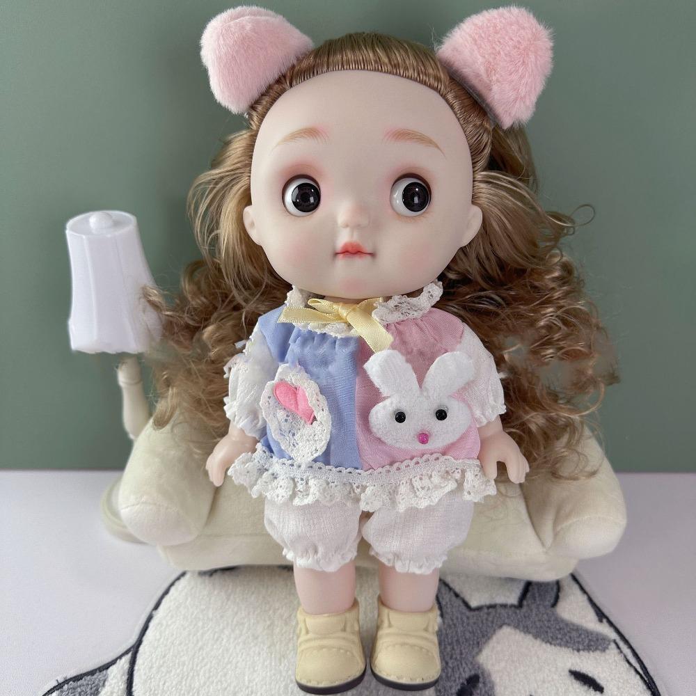 Doll Accessories BJD Doll Dress 28cm Doll Doll Strap Dress Set  (No Dolls and Shoes)