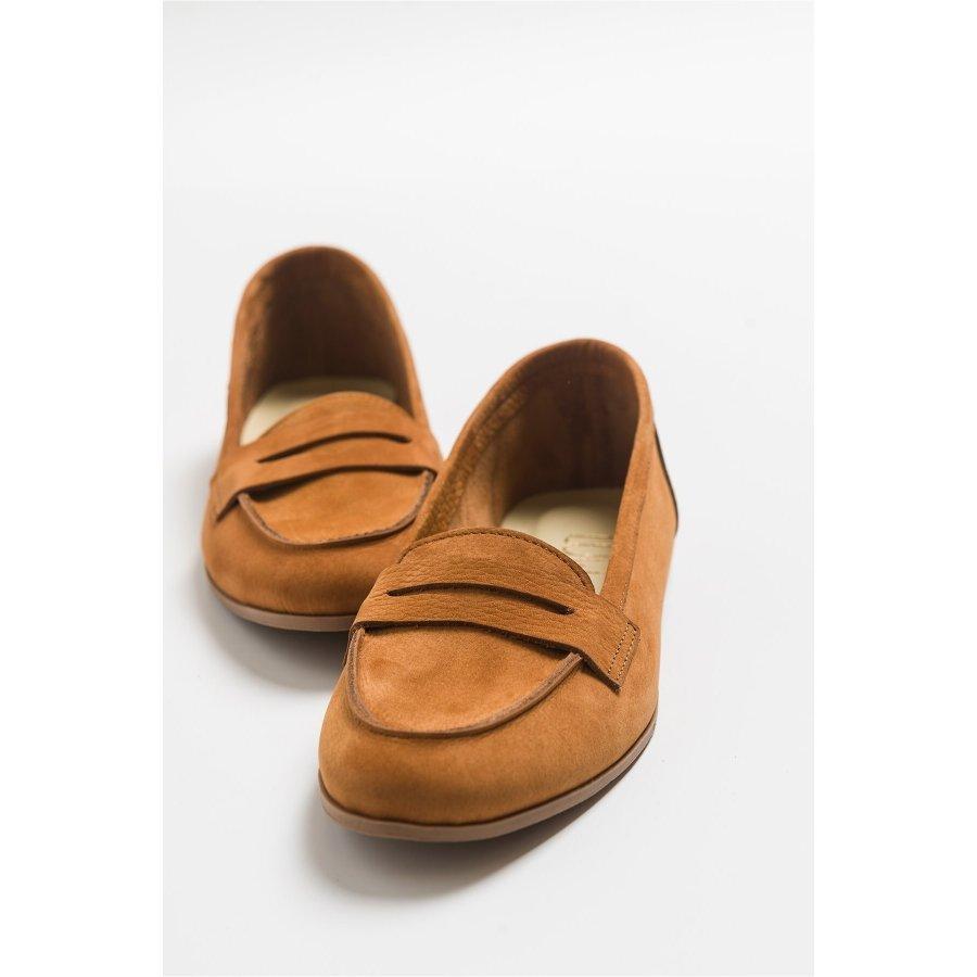 Women's Genuine Suede Leather Casual Shoes Loafers