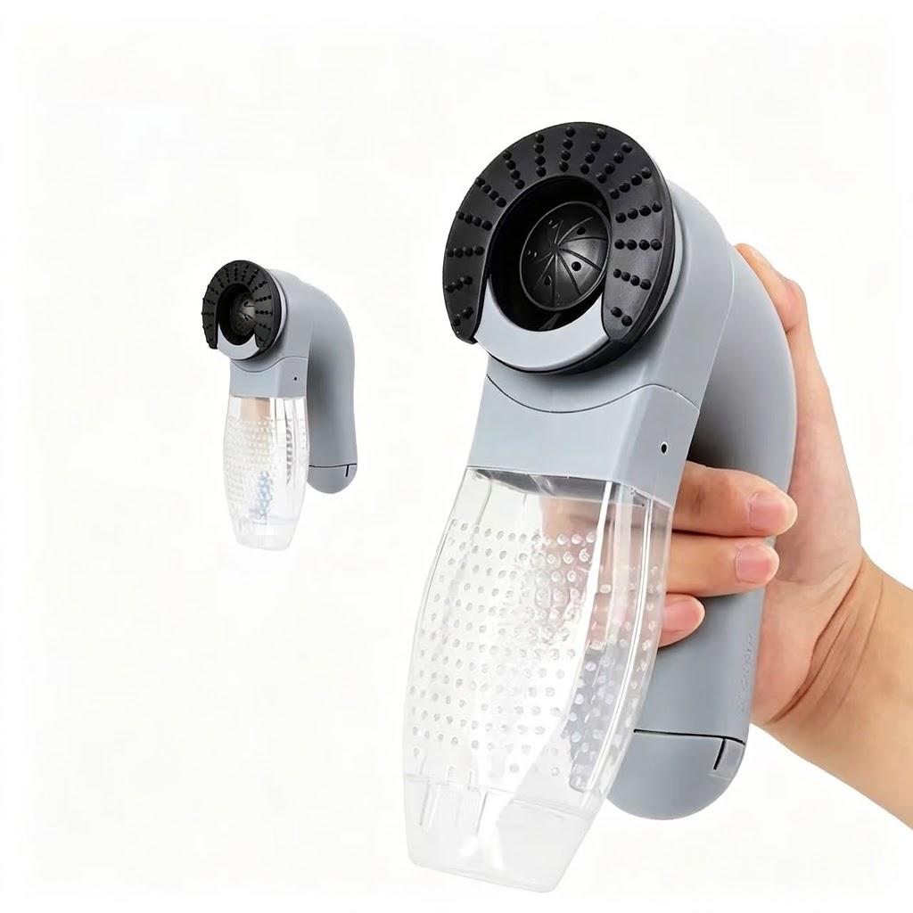 Portable Electric Pet Hair Remover Vacuum, Cordless Handheld Pet Grooming Tool, Easily Suck Loose Shedding Hair for Dogs & Cats