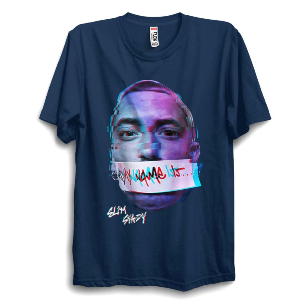 Emnem Glitch TShirt Vintage Rap Hip Hop Tee Unisex Slim Shady Inspired Top S