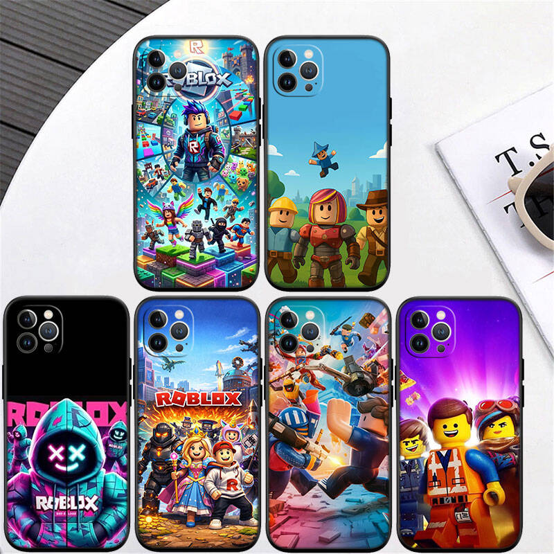 RT23 R-Robloxs Shell for Samsung Note 20 10 S25 Plus Ultra Lite FE A51 A52 A53 A71 A72 A73 M20 M30 M21 M31 M51 A11 A70 A56 A26