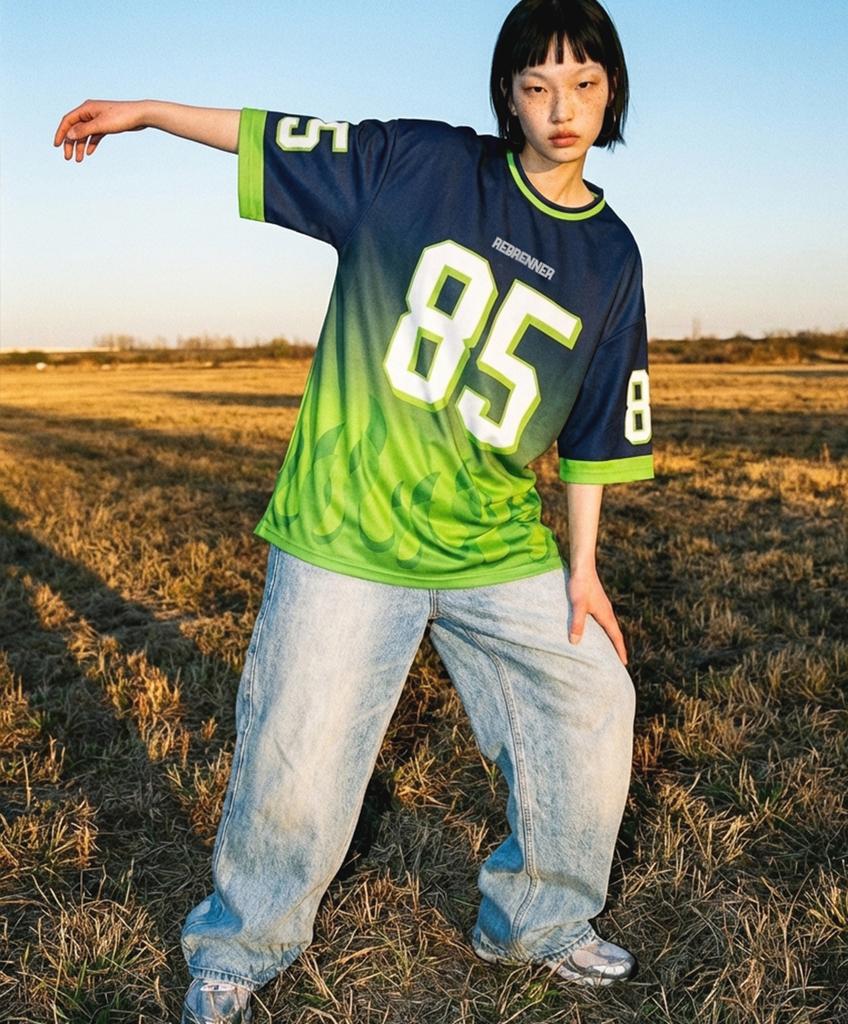 REBRENNER New York 85 Oversized Sports Jersey