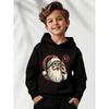 Sweat à capuche SIX SEVEN Imprimé Noël, Style Décontracté Streetwear Unisexe Hommes Femmes Adolescents Enfants, Haut Hiver Automne
