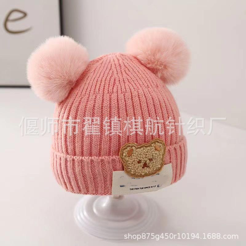 Winter warm baby hat cute newborn baby fetal hat boy and girl baby wool hat newborn knitted hat