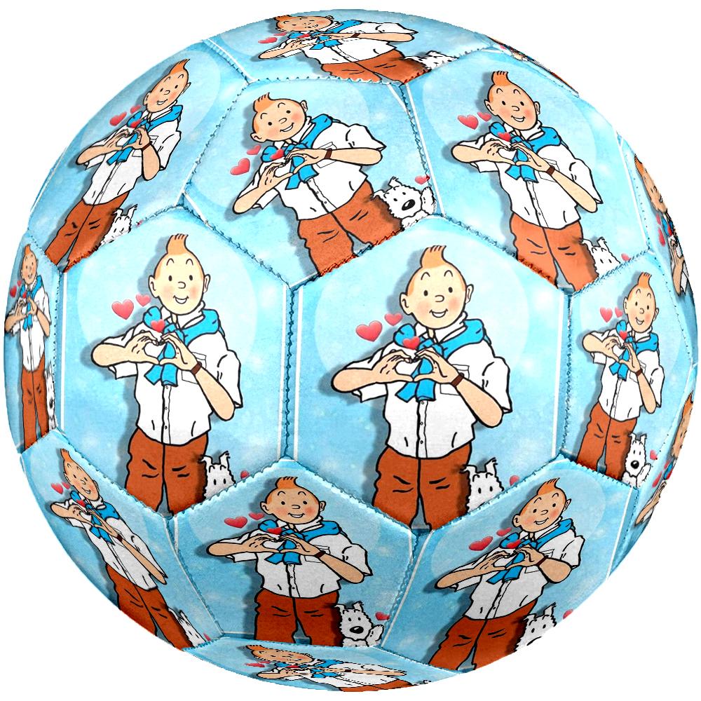 The Adventures of Tintin Theme Size 5 Soccer Ball, Suitable for Both Indoor and Outdoor Matches, a Gift Suitable for Everyone.