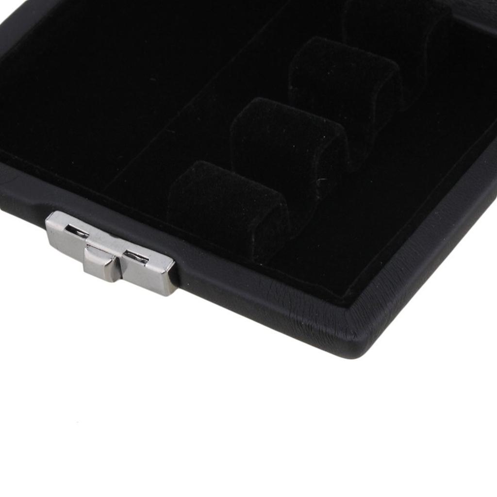 Wooden Bassoon Reeds Storage Case Holder Container Organiser Protector Hold 3 Reeds 3.62 x 3.07 x 0.86inch
