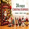 Shiny Christmas Themed Pendant Set Hanging Decorr Christmas Advent Calendar