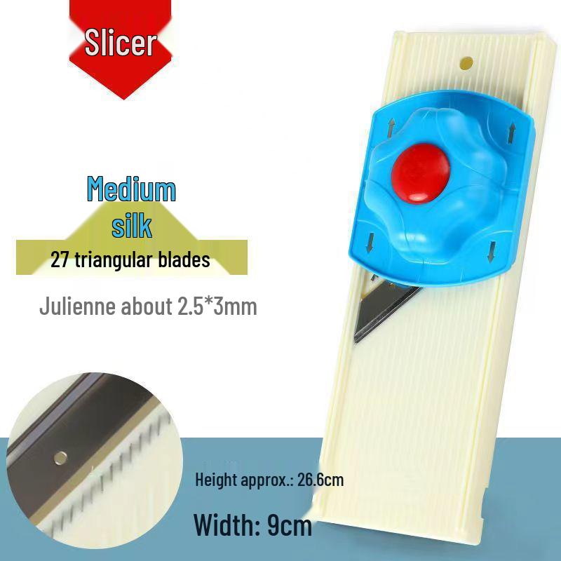 

Commercial Stainless Steel Vegetable Slicer & Shredder