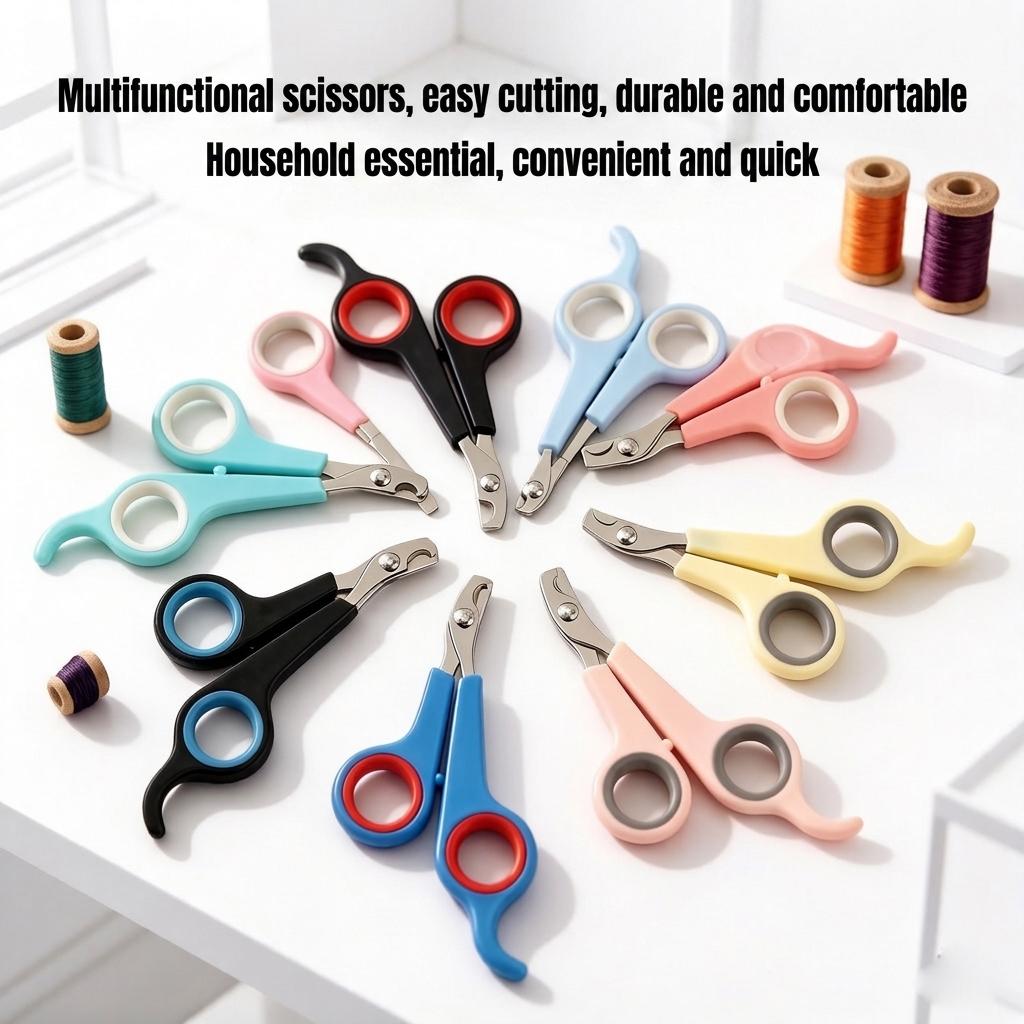 Pet Nail Clippers Stainless Steel Dog Cat Claw Trimmer Small Animal Grooming Scissors for Squirrels Paw Care Cutting Tool