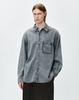 ZIOSONGZIO [Collection] Tencel Denim Shirt Gray Bi2Sh220Gy
