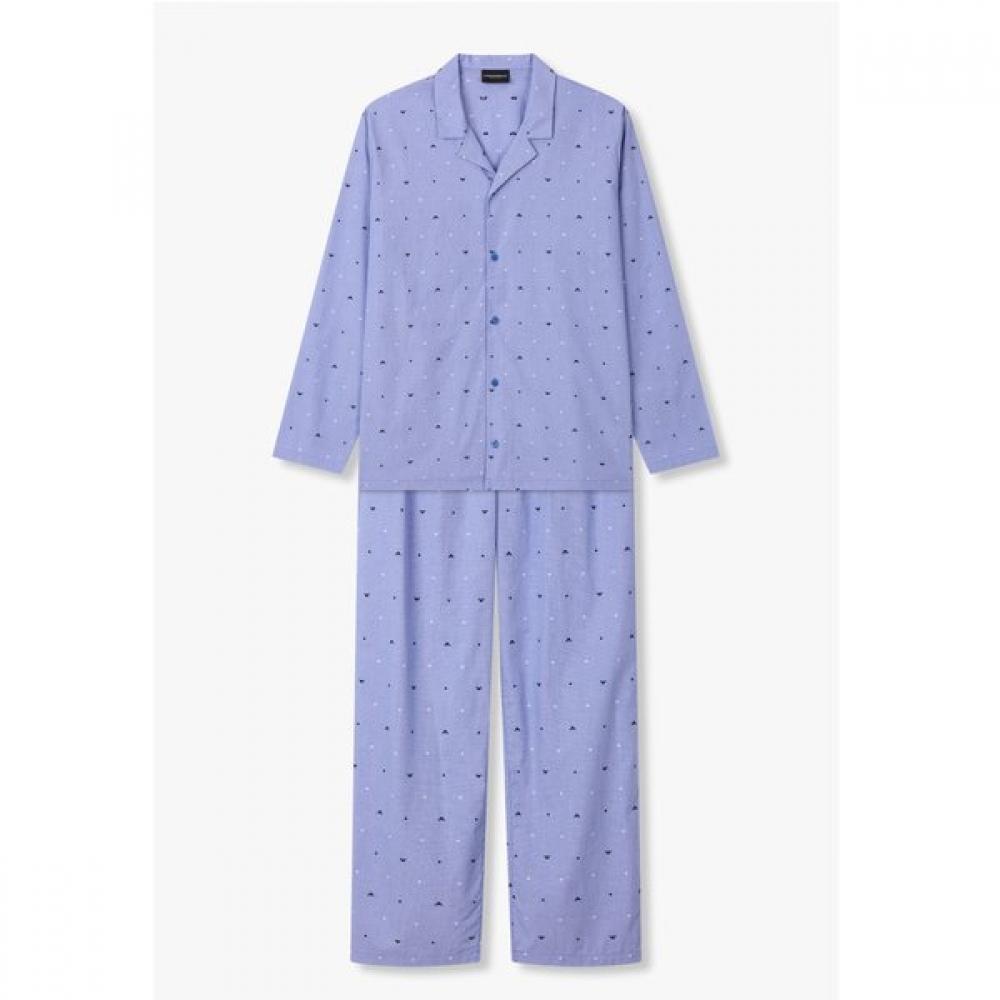 Emporio Armani Мужской пижамный комплект с вышитым логотипом 0815339006 XL