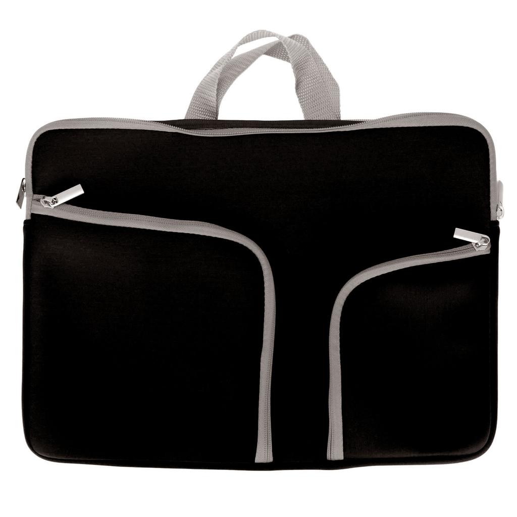 15.6in Laptop Bag Comfortable Handle Portable Laptop Case for 14in 15in 15.6in for OS Laptop Pro for HP for DellBlack