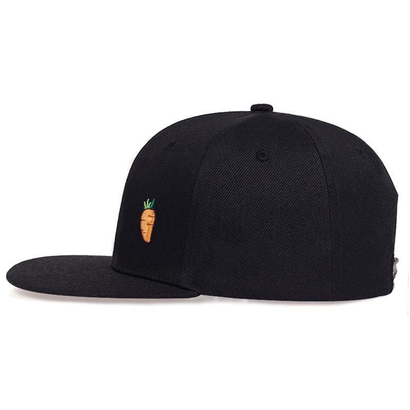 Hip Hop Baseball Cap Cartoon Carrot Embroidery Golf Hat Adjustable Cotton Snapback Hats for Men Women Trucker Caps Gorra