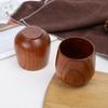 1PC Vintage Solid Wood Insulated Water Cup Made of Pure Handmade Wood