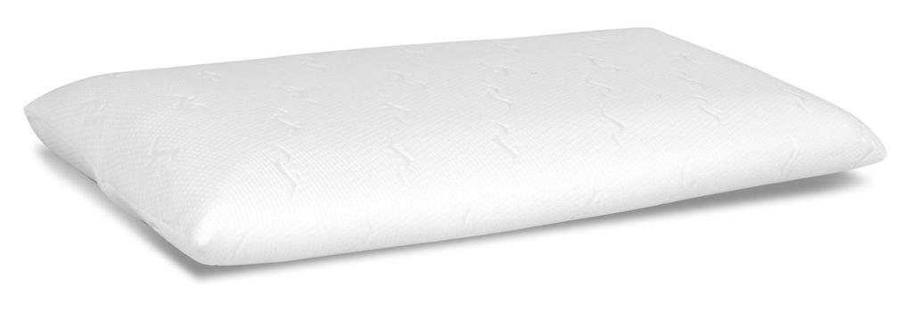 Orthopedic Flat Thermoplastic Memory Pillow + Zippered Case