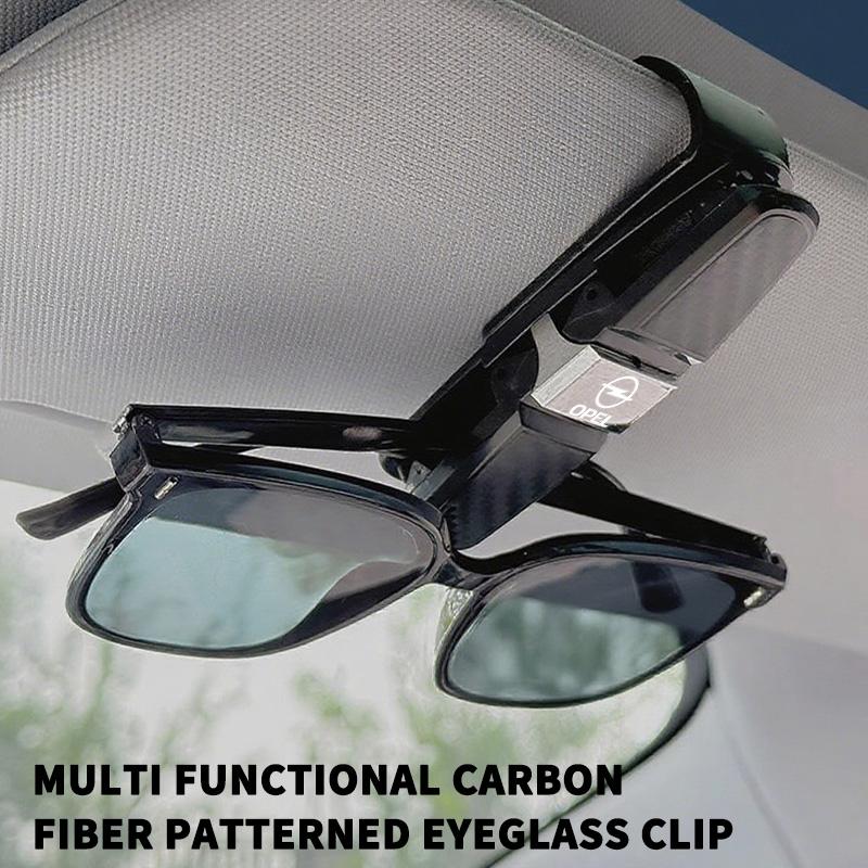 Universal Car Sunglasses Holder Sun Visor Clip Glasses Mount For Opel Insignia Astra G J F K Vectra C H Corsa C B D Omega