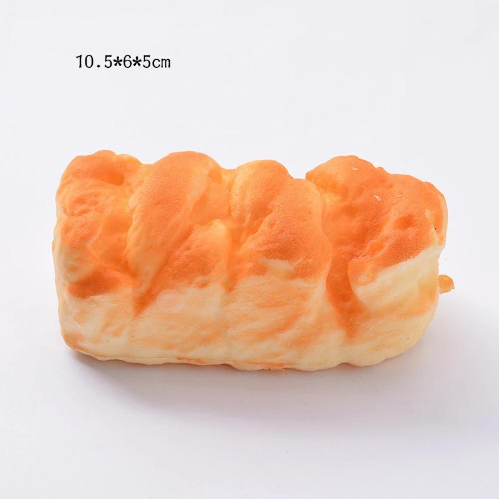 Squishy Bread Toast Food Creative Simulation Donuts Slow Rising Squeeze Stress Relief Toys Spoof Tease People Desktop Toy