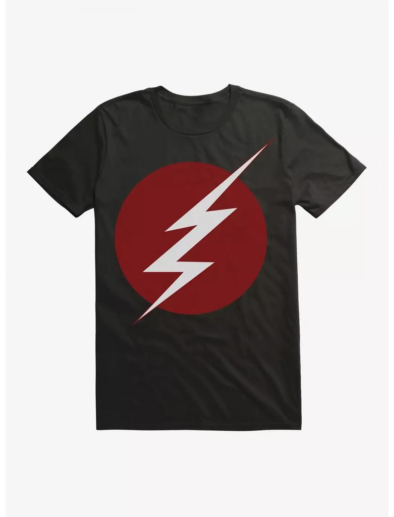 Comics The Flash Bolt Logo Black TShirt