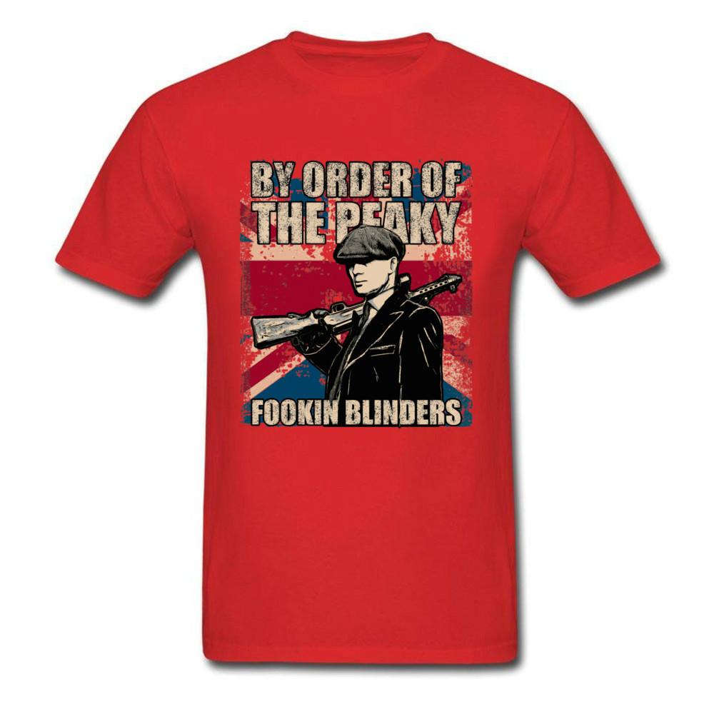 By Order of The Peaky Fookin Blinders Funny Peaky Blinders TV TShirt Summer Cotton ONeck Short Sleeve Unisexs T Shirt New S3XL