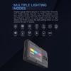 RGB Video Light 2700K 6500K Dimmable 37 Light Effects Photography Panel Lamp APP Control With Cold Shoe Port Support