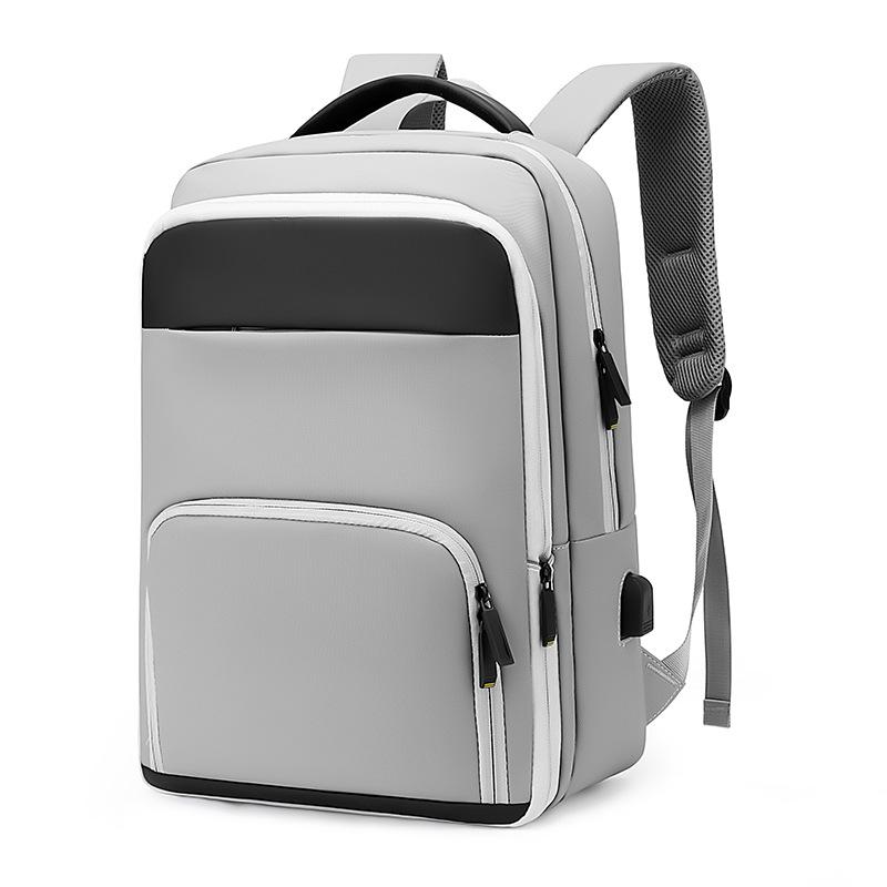 Business Commuting Backpack for Men, Large Capacity Expandable Waterproof Computer Bag, Fashionable Travel Backpack