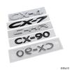 ABS Car Body Fender Side 3D Letter Emblem for Mazda CX4 CX5 CX7 CX30 CX50 CX60 CX90 C-HR Rear Trunk Badge Replaced Sticker lfpaz09