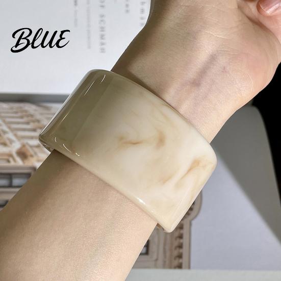 Vintage Bracelet Acrylic Retro Style Irregular Geometric Design Unique Women