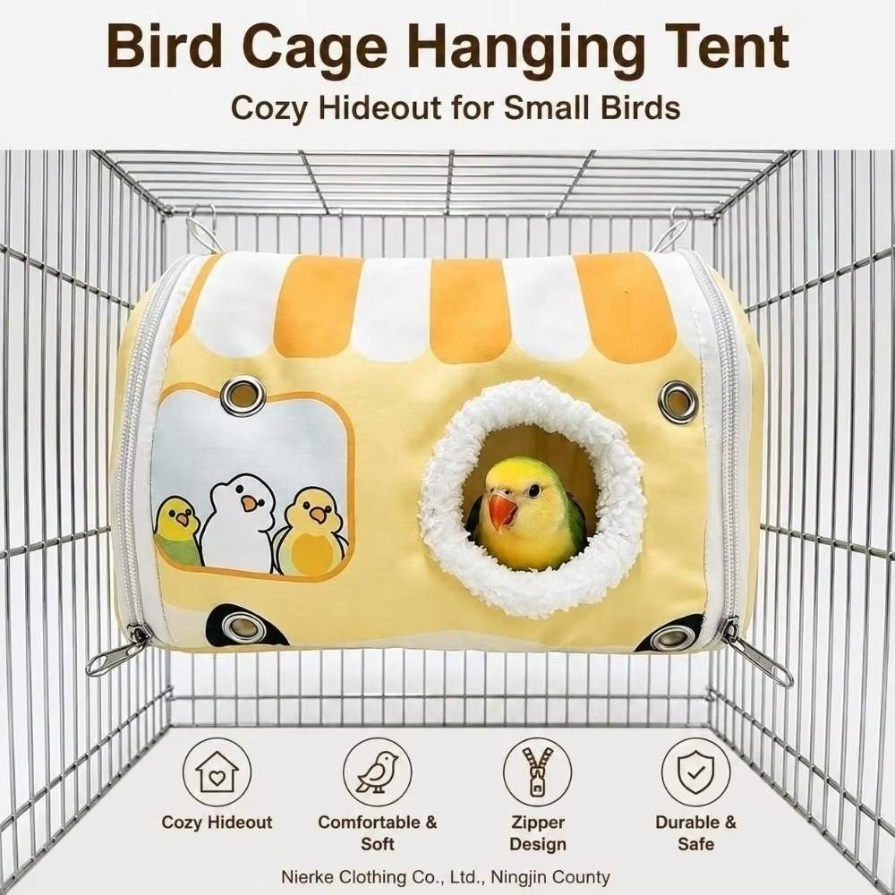 Thickened Cotton Parrot Warm Nest Warm Hanging Parrot House Winter Small Bird House  Winter