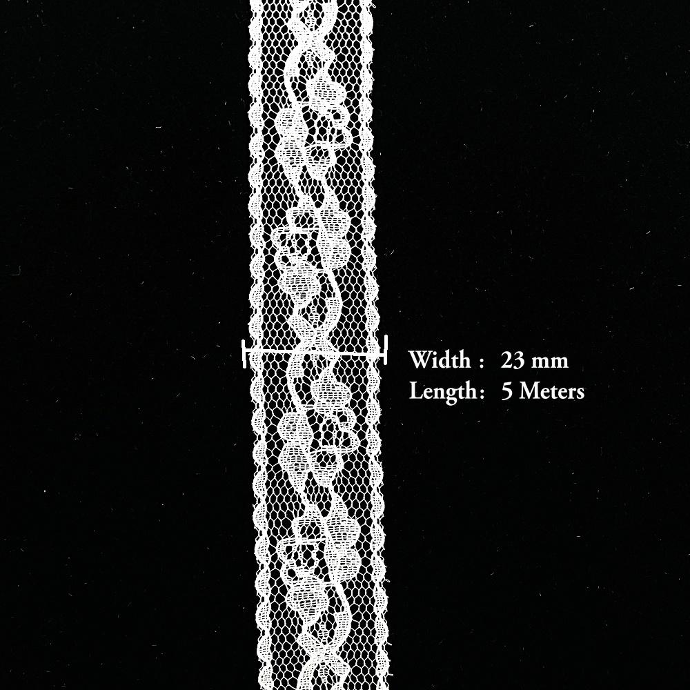 

5 Meters White Black Lace Ribbon Assorted Pattern Trims for Gift Wrapping Christmas Wedding Decorations DIY Crafts Sewing Supply 5 Meters